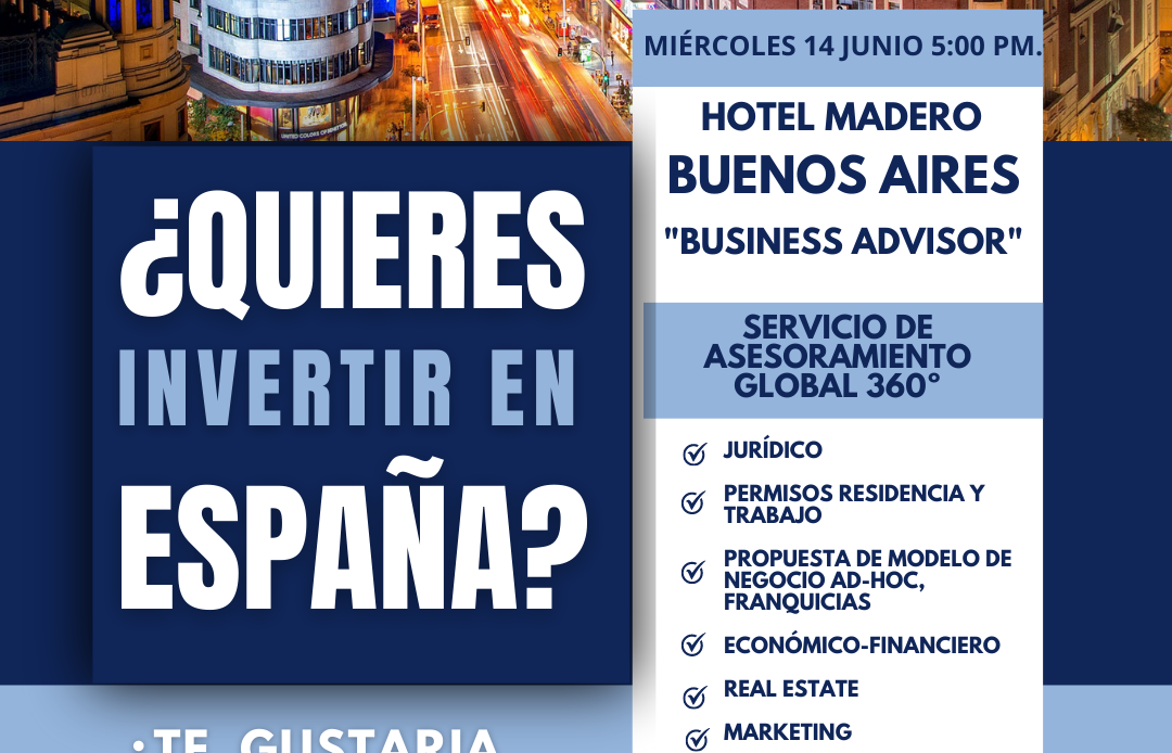 Latam Networks selecciona empresarios argentinos interesados en invertir y vivir en España