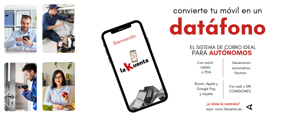 La empresa de ingeniería navarra Muxunav lanza «LaKuenta», un medio de pago digital para autónomos que convierte el móvil en un datáfono