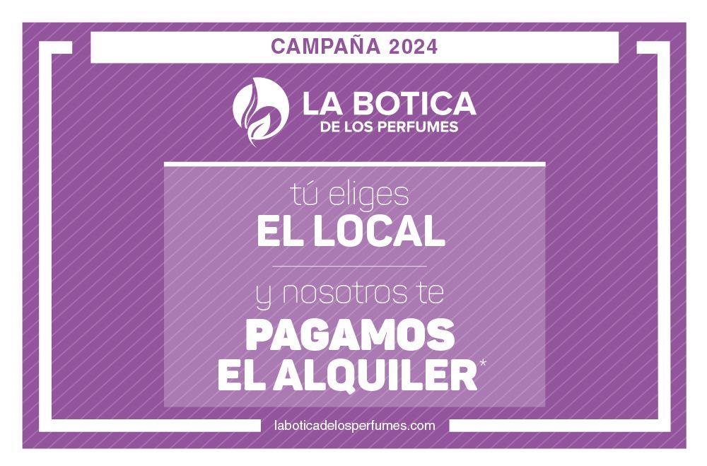 La Botica de los Perfumes, la franquicia que paga el alquiler del local