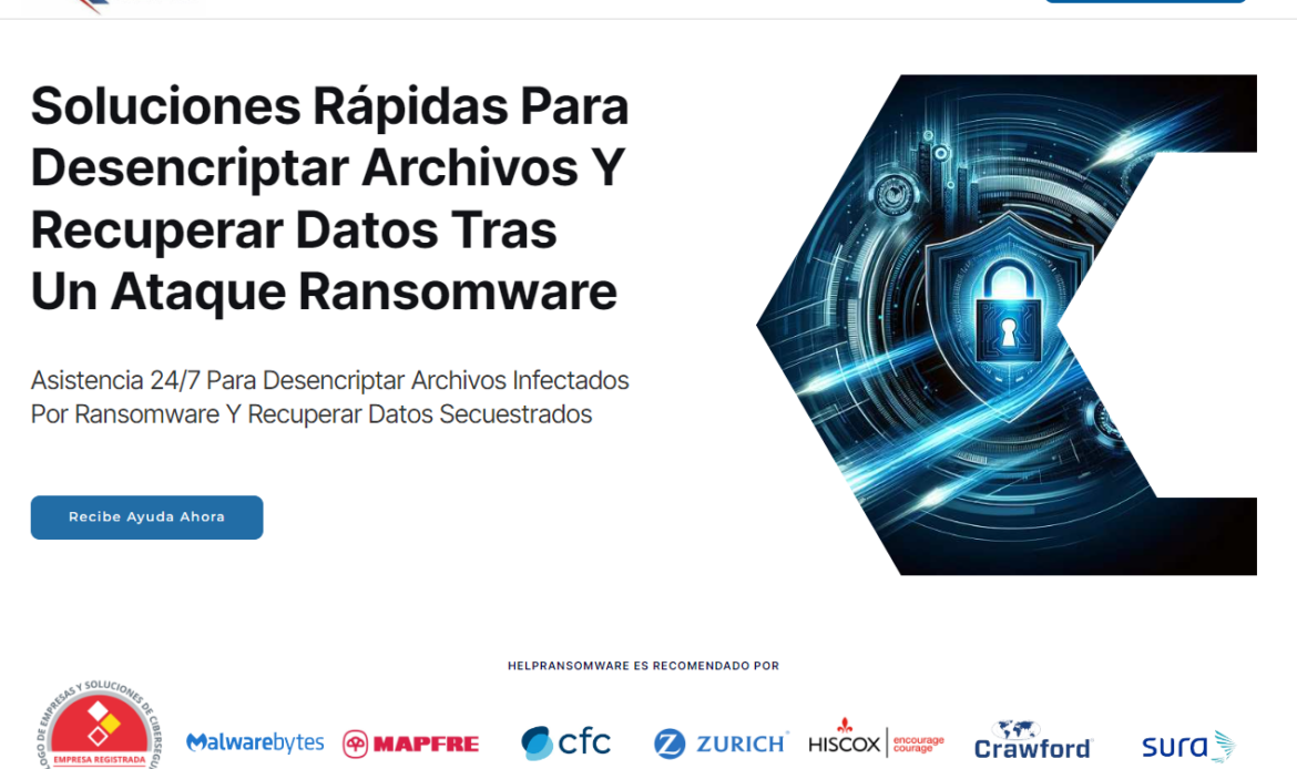 HelpRansomware lanza una nueva tecnología que asegura la recuperación de datos tras ataques ransomware