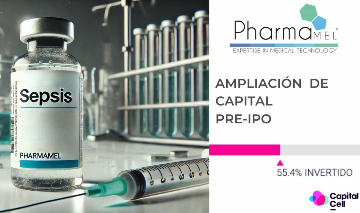 Pharmamel alcanza el 55% de su objetivo en la ronda Pre-IPO y avanza en su fármaco contra la sepsis