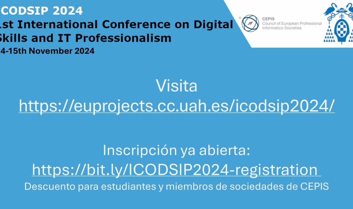 Una conferencia internacional sobre competencias digitales y profesión de TI por primera vez en la UAH