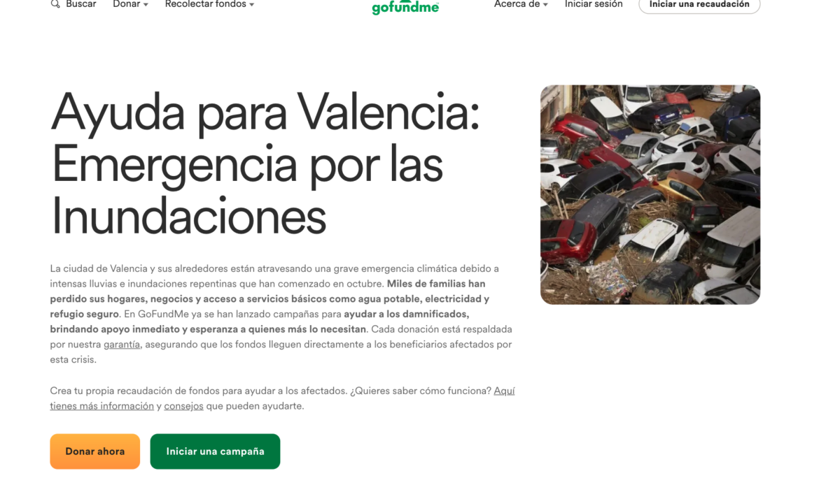 España se vuelca con los damnificados por la Dana a través del crowdfunding: así podrán entregar ayuda inmediata