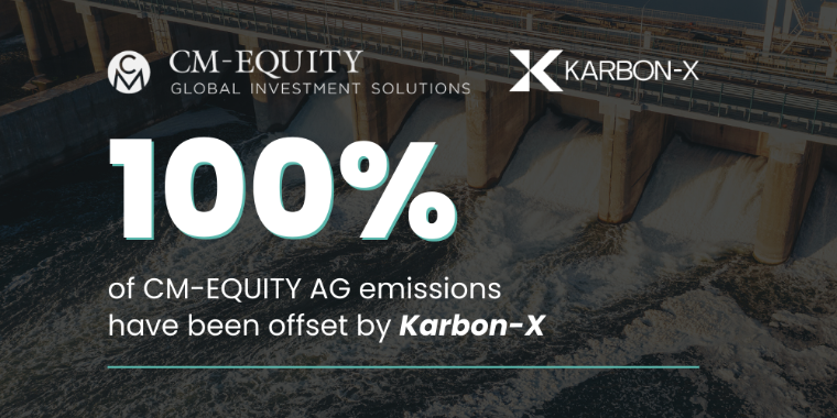 CM-Equity AG se asocia con Karbon-X para compensar el 100% de sus emisiones