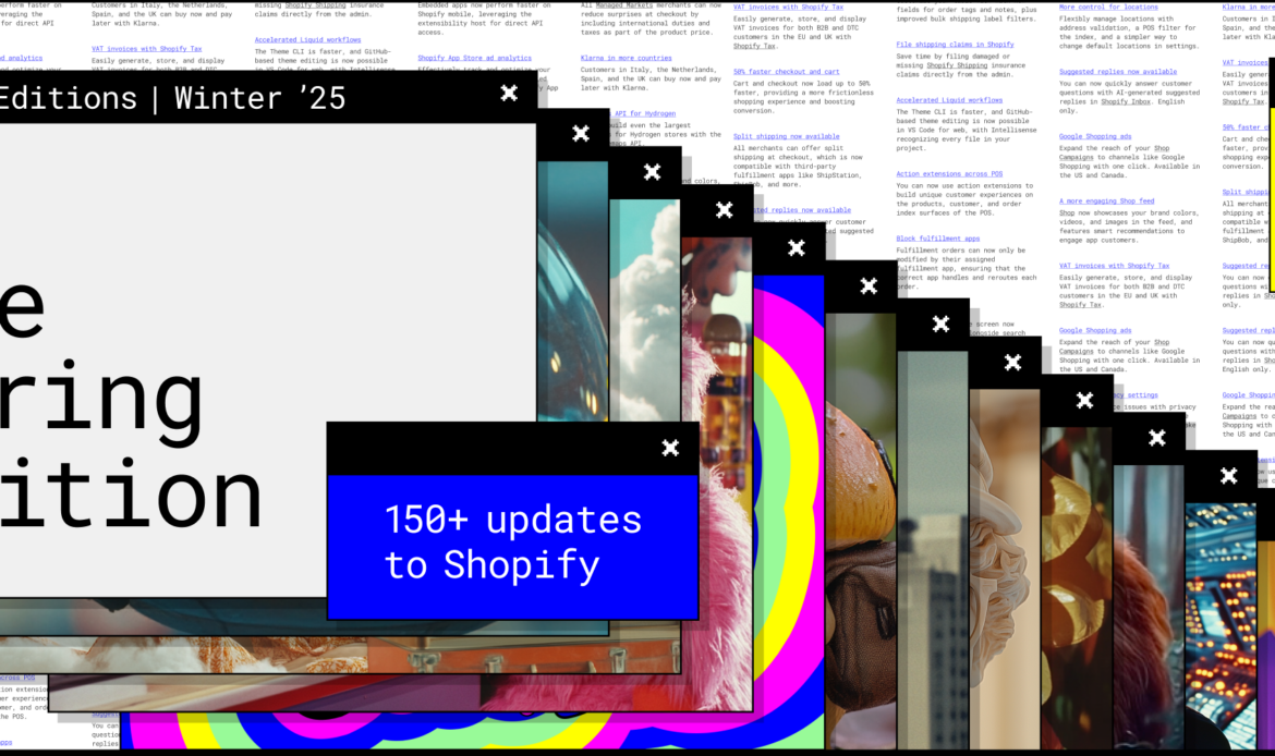 Editions Invierno ‘25: Shopify presenta sus últimas actualizaciones