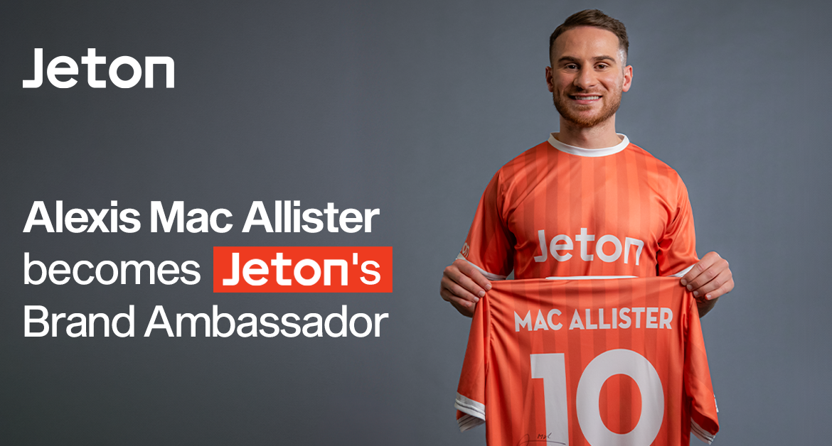 Alexis Mc Allister es anunciado como el último embajador de la marca Jeton