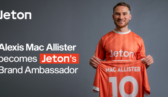 Alexis Mc Allister es anunciado como el último embajador de la marca Jeton