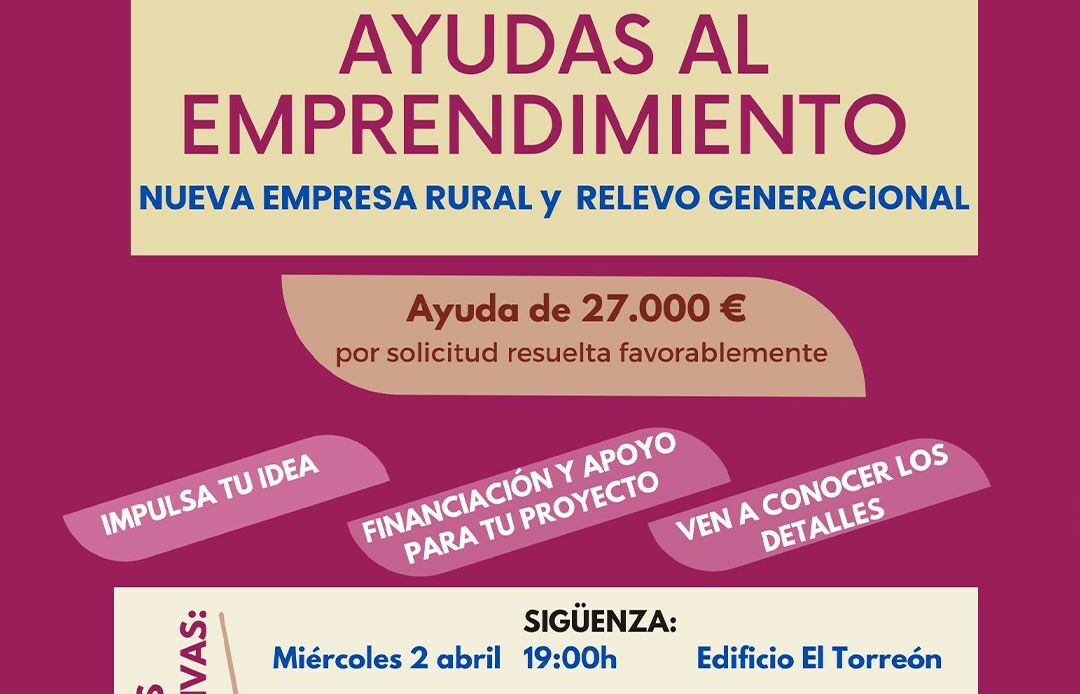 ADEL ayuda a los emprendedores de la Sierra Norte de Guadalajara con 27.000 euros