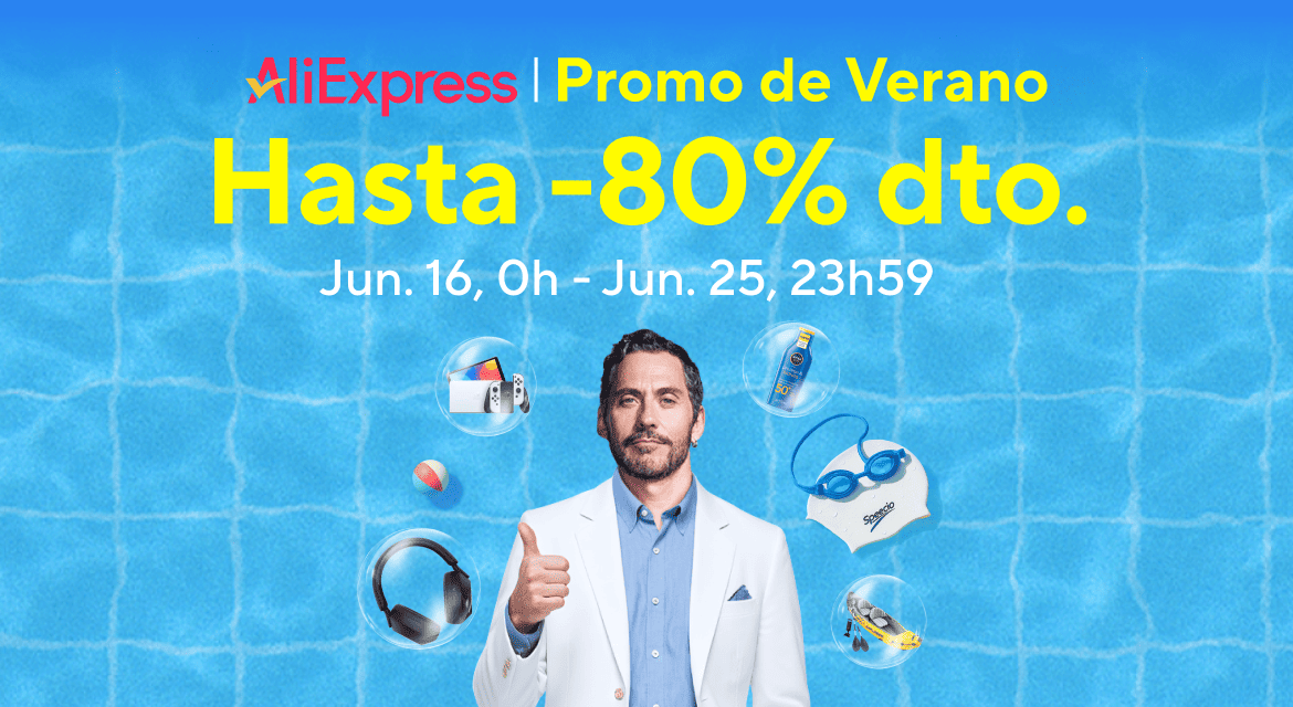 AliExpress lanza su Promo de Verano con descuentos de hasta el 80% para las vacaciones