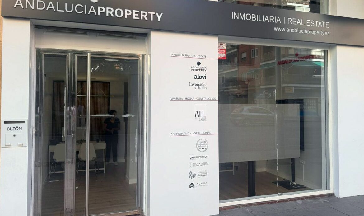 La nueva sede de Andalucía Property abre el 15 de julio: Granada estrena referente inmobiliario