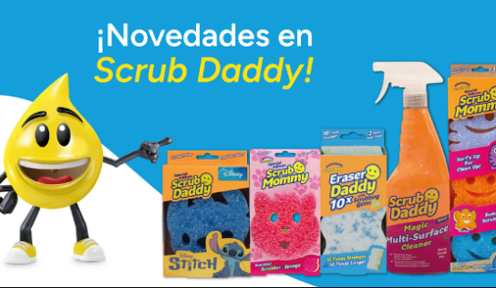 123tinta.es amplía su catálogo con la incorporación de la gama de limpieza de Scrub Daddy