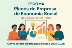 FECOMA impulsa la Economía Social en la Formación Profesional con su proyecto de Planes de Empresa