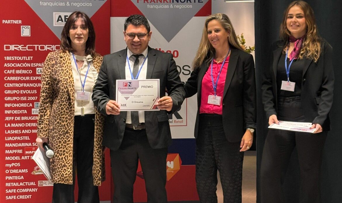 O’Dreams recibe en Frankinorte Bilbao el premio a la franquicia internacional con mayor innovación tecnológica