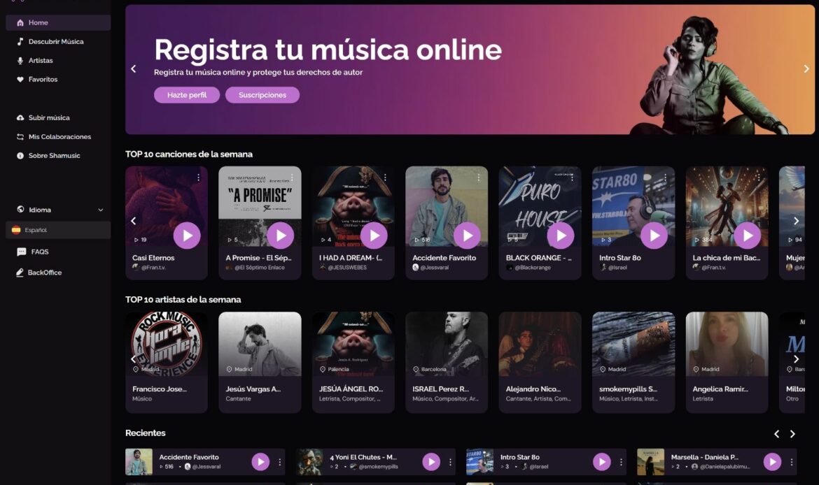 SGAE y Shamusic firman un acuerdo para apoyar a los autores musicales emergentes