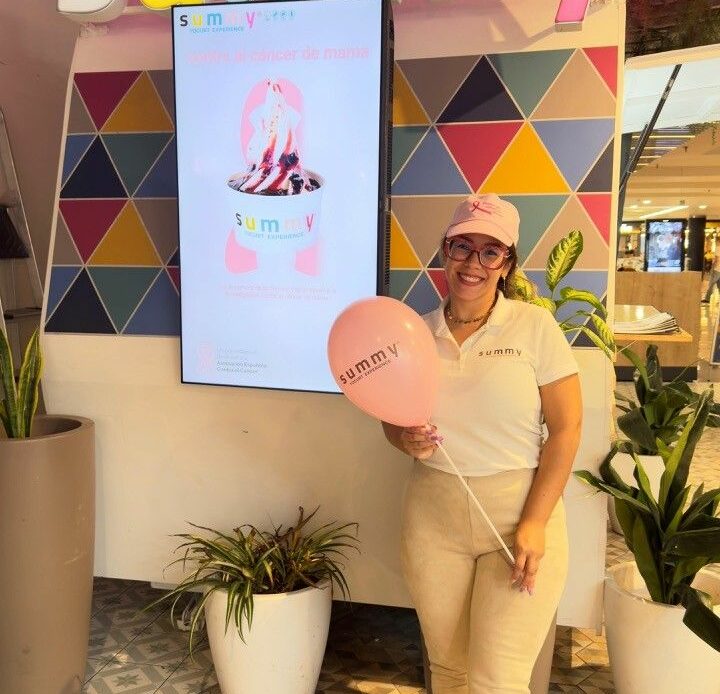 Summy Yogurt Experience dona el 5% de su facturación para apoyar la lucha contra el cáncer de mama