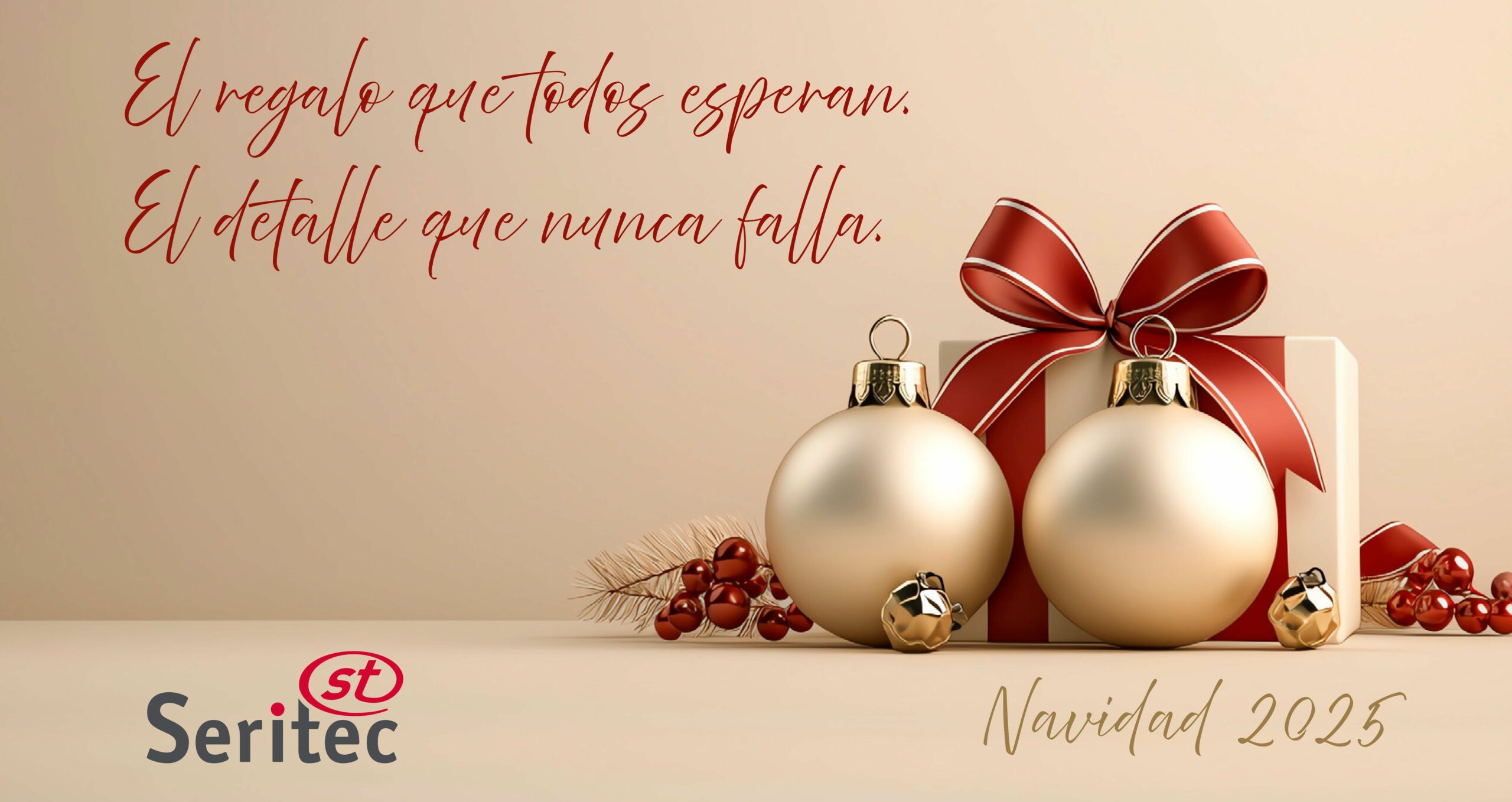 Seritec impulsa las ventas online de regalos de empresa para esta Navidad