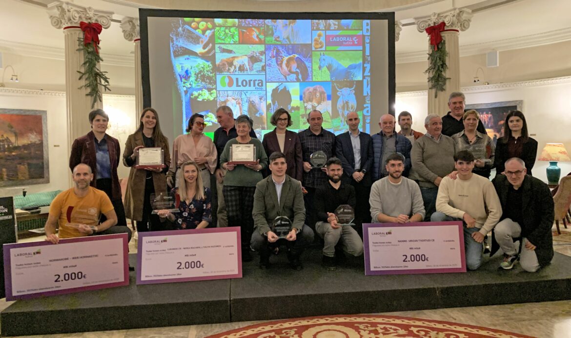 Los IX Premios LORRA LABORAL KUTXA marcan el rumbo del agro vizcaíno