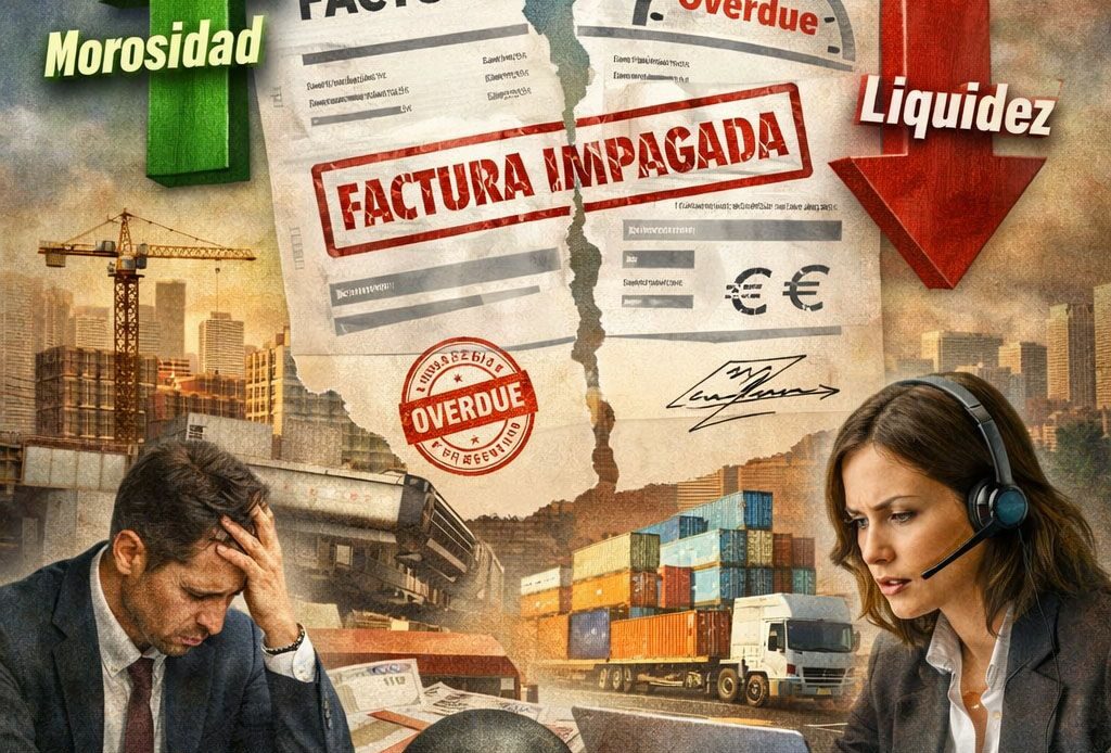 Cobratis avanza que el año 2026 estará marcado con un fuerte incremento en el impago de facturas