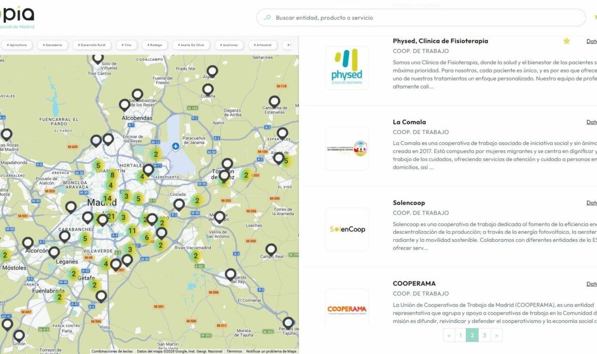 Utopía, el primer marketplace social de Madrid, alcanza las 100 entidades adheridas