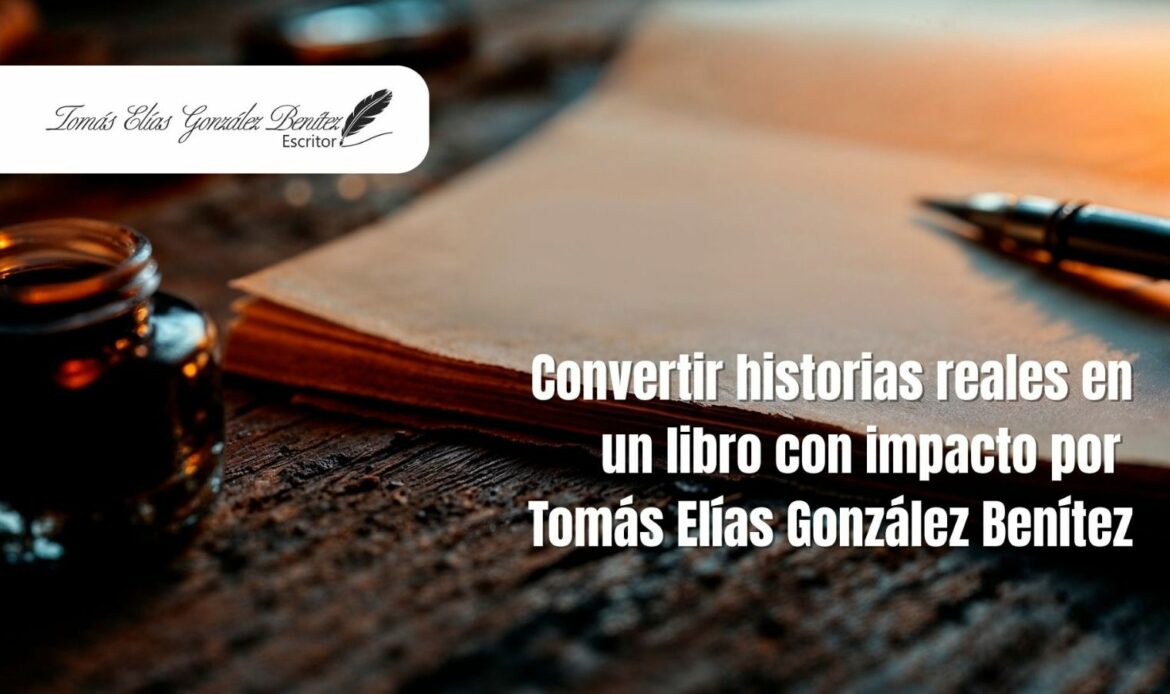 Tomás Elías González Benítez presenta una experiencia literaria para convertir historias reales en un libro