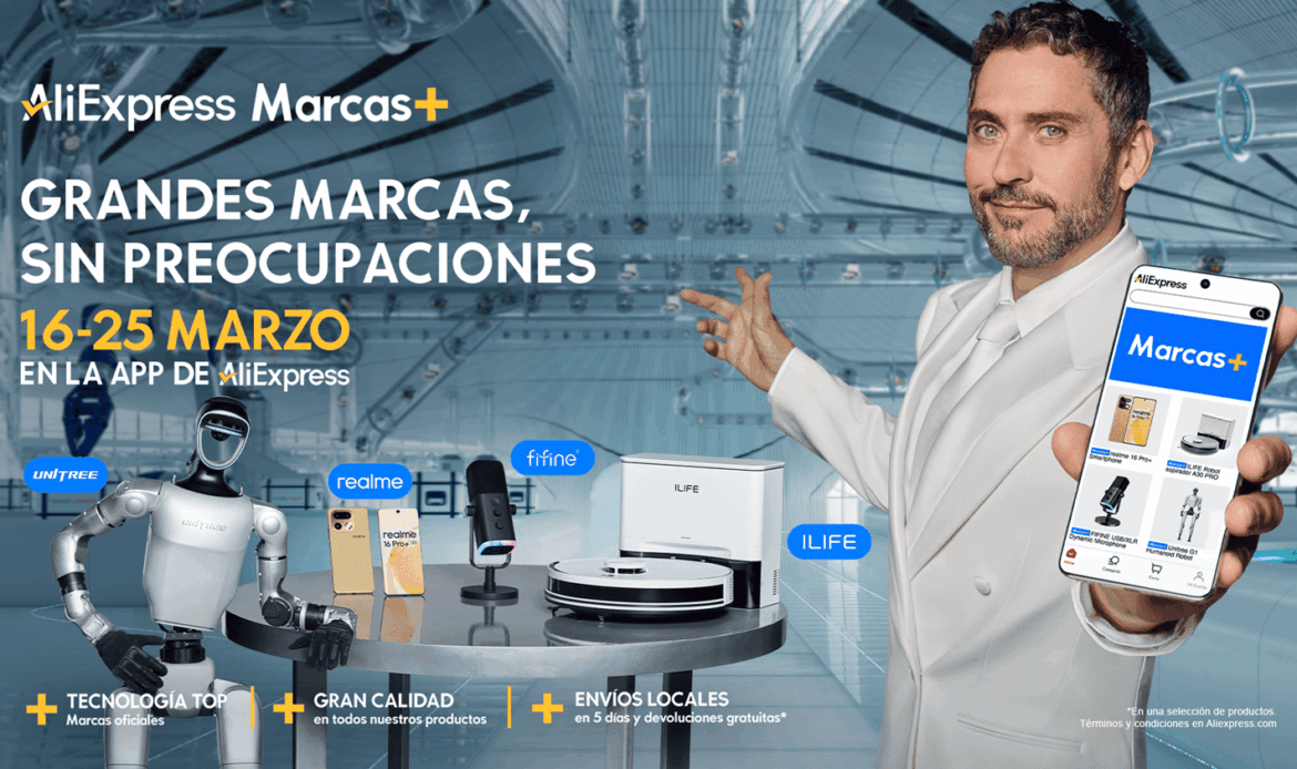 AliExpress refuerza su compromiso con la calidad y la tecnología con Marcas+ durante su Aniversario