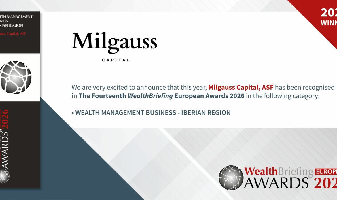 La andorrana Milgauss Capital, ASF recibe en Londres el prestigioso galardón a la Mejor Gestión de Patrimonios de la península ibérica