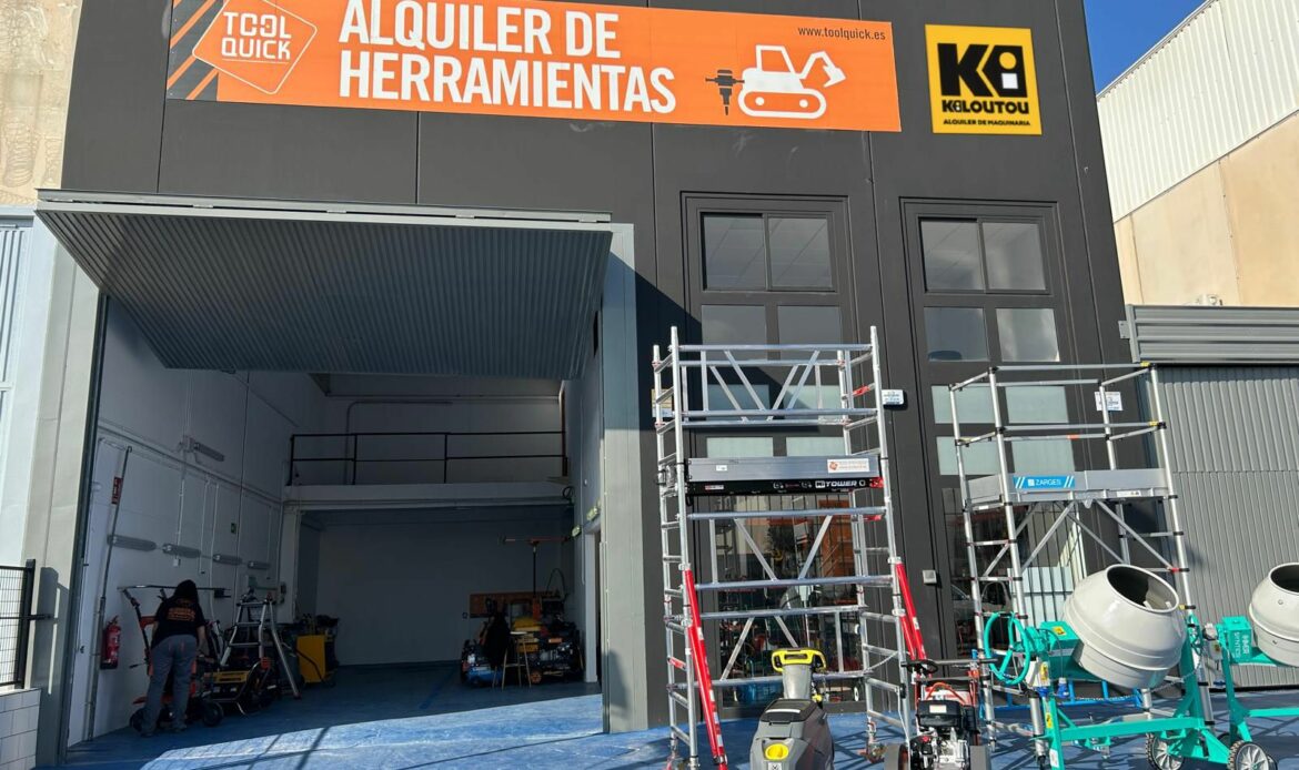 ToolQuick inaugura su tienda número 30 en Cartagena y refuerza su cobertura en el sureste junto a Kiloutou