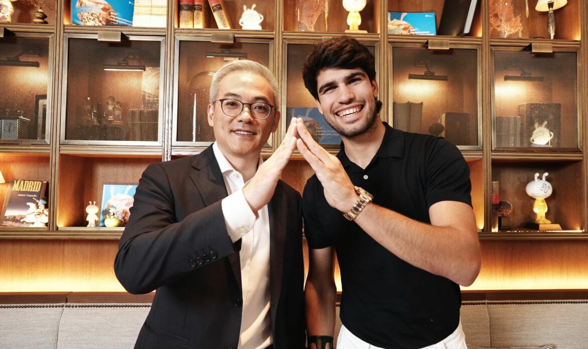 El campeón mundial de tenis Carlos Alcaraz se convierte en embajador mundial de Ant International