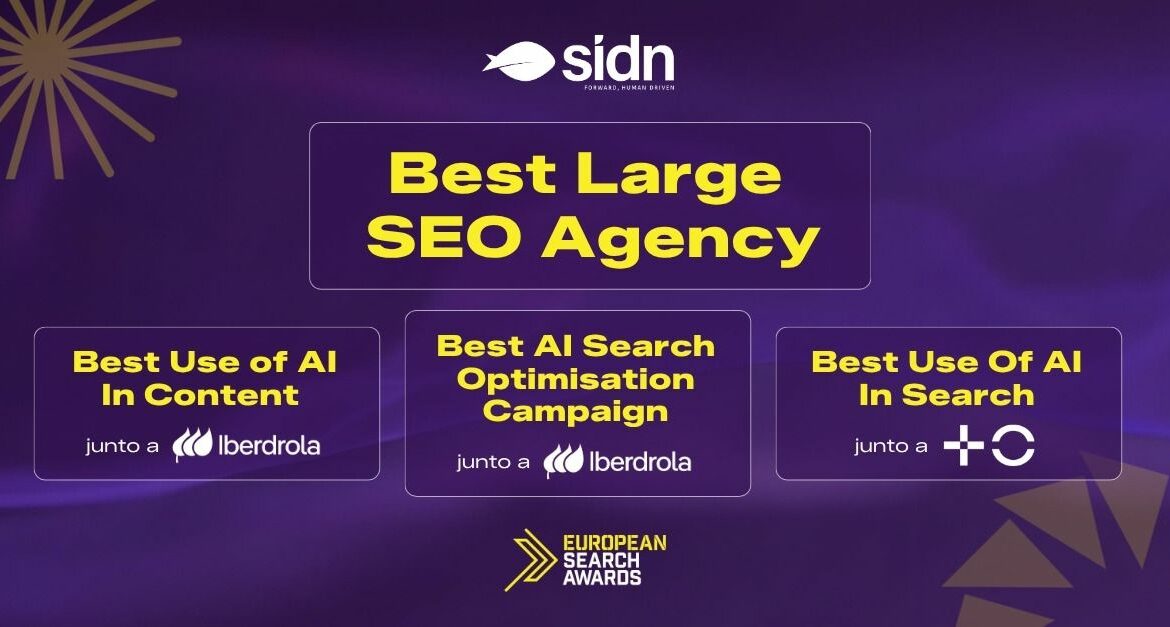 SIDN, nominada a mejor agencia SEO de Europa en los European Search Awards 2026