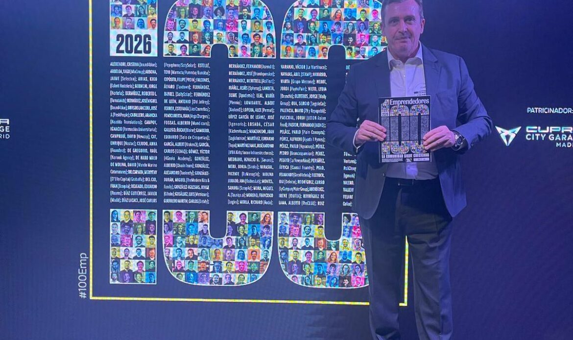 Ignacio Campoy, reconocido en el ranking de los 100 emprendedores más relevantes de España de la revista Emprendedores