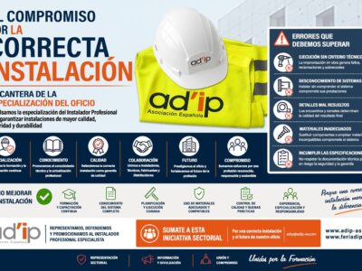 AD’IP Asociación Española impulsa ‘El Compromiso por la Correcta Instalación’ desde FERIAD’IP 2026