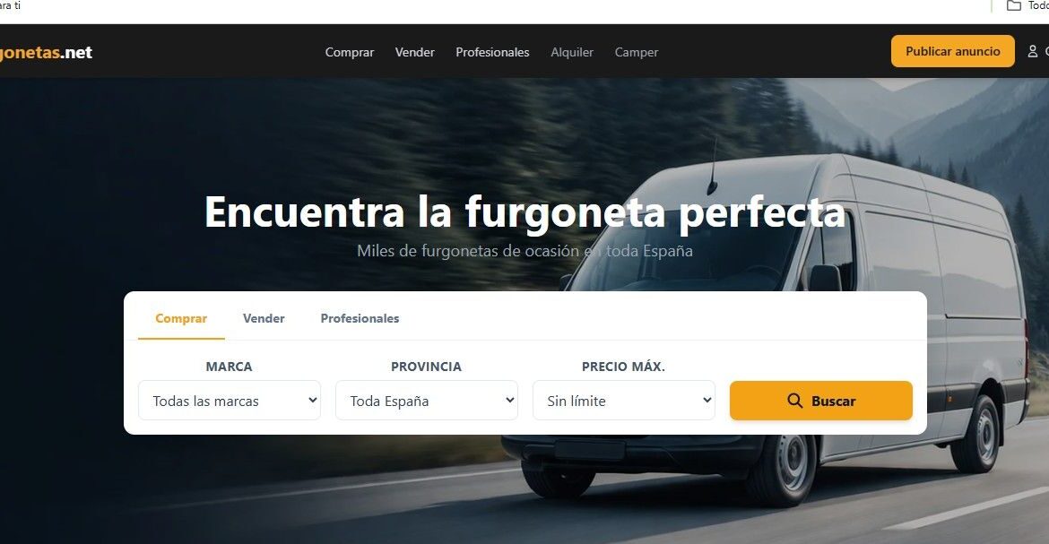 Furgonetas.net apuesta por la especialización en la compra y venta de furgonetas de segunda mano