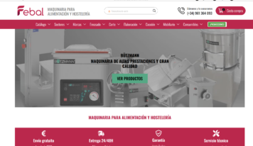 Máquinas Febal renueva su web y refuerza la distribución de la marca Bützmann