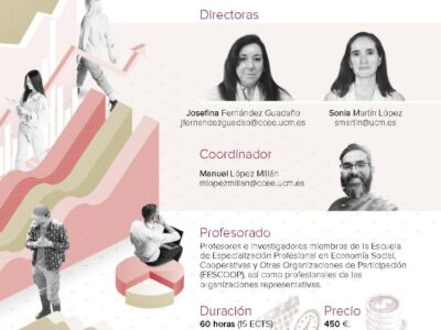 Formarse para trabajar y emprender en Economía Social: dos programas universitarios con matrícula abierta