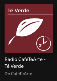 Cafetearte.es lanza Radio CaféTéArte, playlists de Spotify a la medida del tiempo de infusión del té