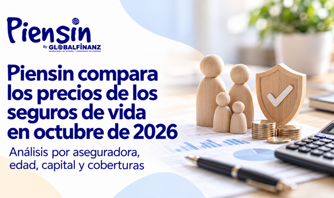Piensin compara los precios de los seguros de vida de las principales aseguradoras en octubre de 2026
