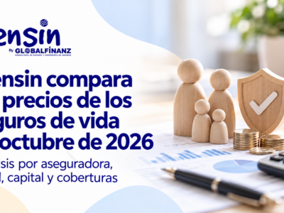 Piensin compara los precios de los seguros de vida de las principales aseguradoras en octubre de 2026