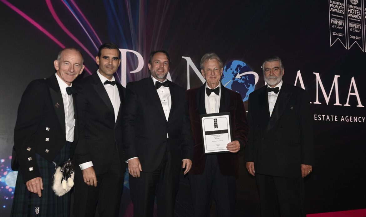 Panorama Properties, reconocida por cuarta vez como Mejor Agencia Inmobiliaria de España